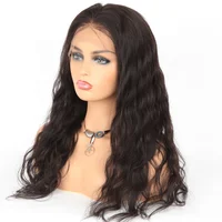 

Wholesale Indian Remy Human Hair Full Lace Wigs with Baby Hair, Natural Wave Lace Wigs for Black Woman