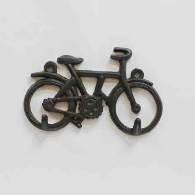 Home decoration european style cast iron antique hooks with home letters