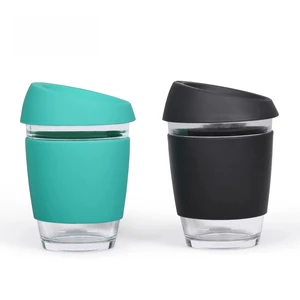 Image of Promotional Custom Silicone Coffee Cup Reusable Coffee Cup With Lid