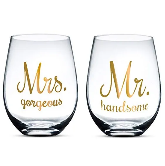 

Couple Clear Wine Glass Without Stem Beer Juice Milk Glass Tumbler For Couple