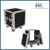 19" 16U Amp rack case,Custom Shockproof 16 U road case with wheels