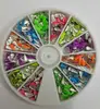 600 Pcs Nail Art Gems Round Shape Rhine stone Flat Back Rivets Nail Products For nail studs