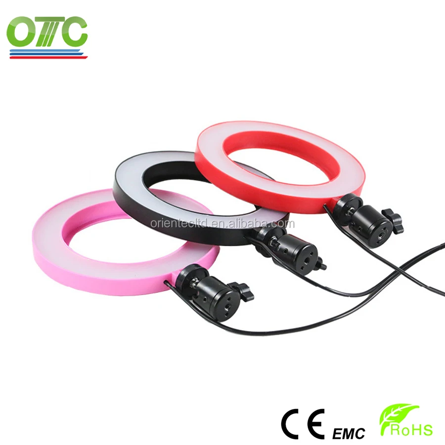 
6inch 3200~5500K dimmable 72pcs usb led ring light 