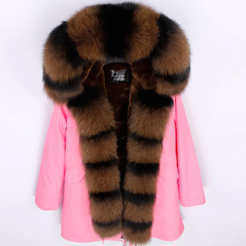 

Winter Women Clothing Long Coat Fox collar Fur Coat Fur Coat Ladies Winter jean Jacket, Customized color