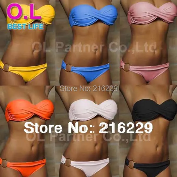 Newest Summer Sexy Bikini Women Swimwear Fashion Occidental Secret Beach Swimsuit 10 Colors S M L