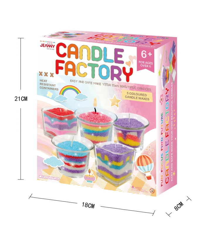 Toys For Kids New Diy Art And Handmade Craft Candle Kit Educational Toy