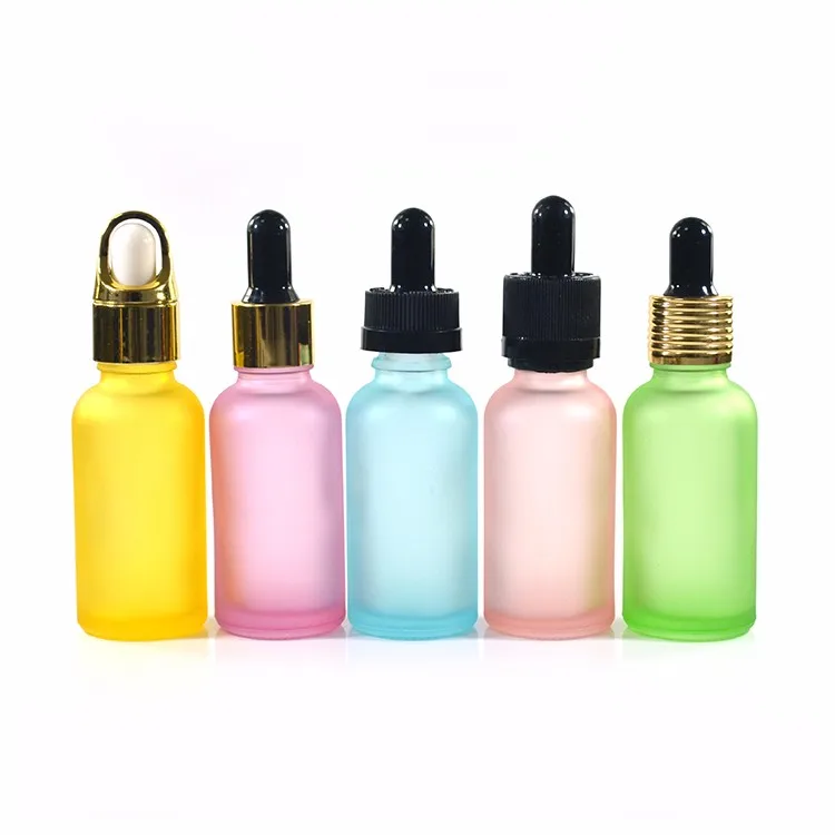 Download Cheap Empty Frosted Purple Brown Pink Red Orange 5ml 10ml 20ml 30ml 50ml 100ml Glass Dropper ...