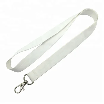 2cm Cheap White Blank Polyester Lanyards - Buy White Blank Lanyards ...