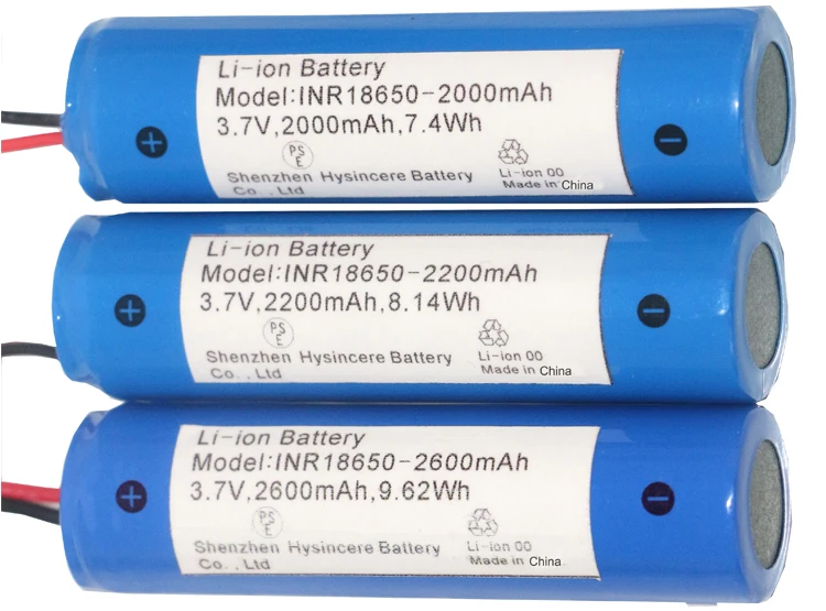 18650 Battery Pse Approval 3.7v 2000-2600mah Li-ion Battery - Buy 18650 ...