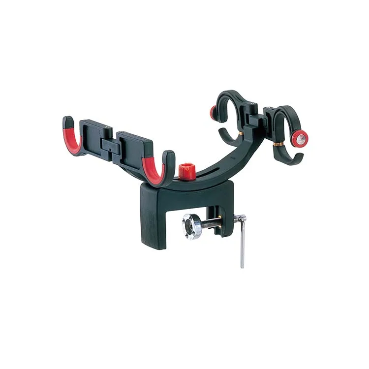 
Flexible swinging and angle adjustment fishing rod rack 