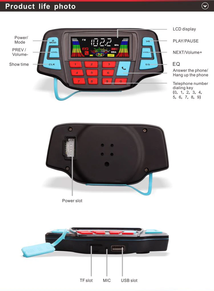 Motorbike Accessories/speaker Mp3 Motorcycle/alarm With Mp3 Buy Waterproof Radio Mp3 Player