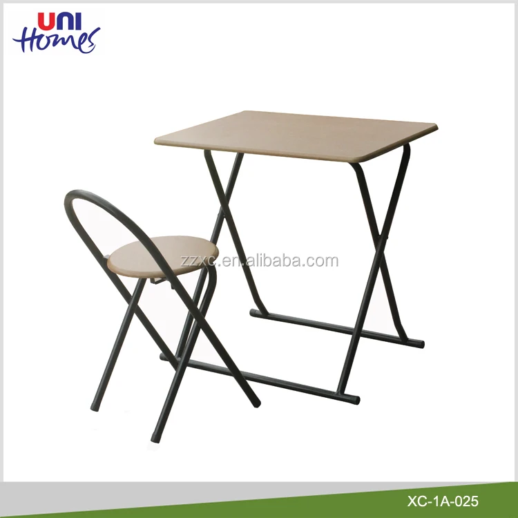 study table with chair foldable