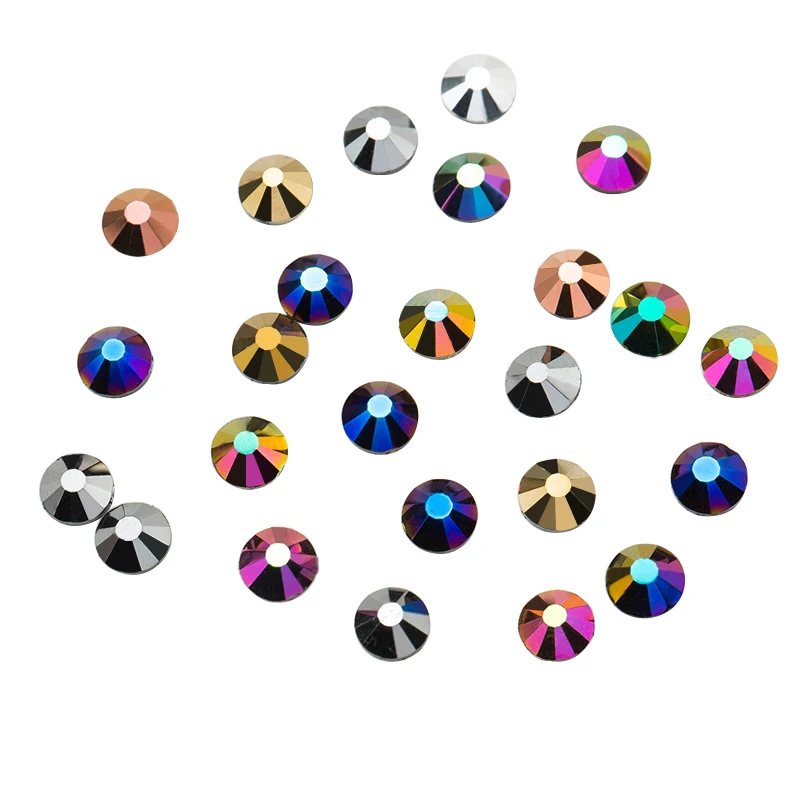 All Colors SS20 Crystal AB Flat Back Hotfix Transfer Rhinestones Strass Decoration Stone for Garment Accessories