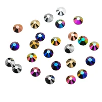 

All Colors SS20 Crystal AB Flat Back Hotfix Transfer Rhinestones Strass Decoration Stone for Garment Accessories