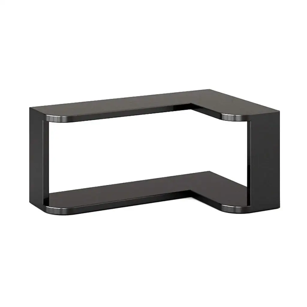 Corner Wall Shelf Black Find Deals On Get Quotations Ltjtvfxq Shelf Corner Wall Storage Rack Bedroom Living Room Restaurant Hanging