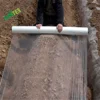 15 micron Transparent polyethylene plastic mulch film for agriculture, black Plastic Mulch Sheet for garden vegetable 2*500m