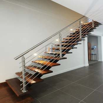 Stainless Steel Stairs Grill Design Wood Steps Staircase - Buy Bespoke Staircase,Wood Steps 