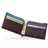 Best selling leather luxury credit card holder with money clip