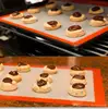 on Stick Silicone Baking Mat Set Kneading Mats Food Grade Silicone Bakeware Mat DIY cake cookie food oven bake mat pads