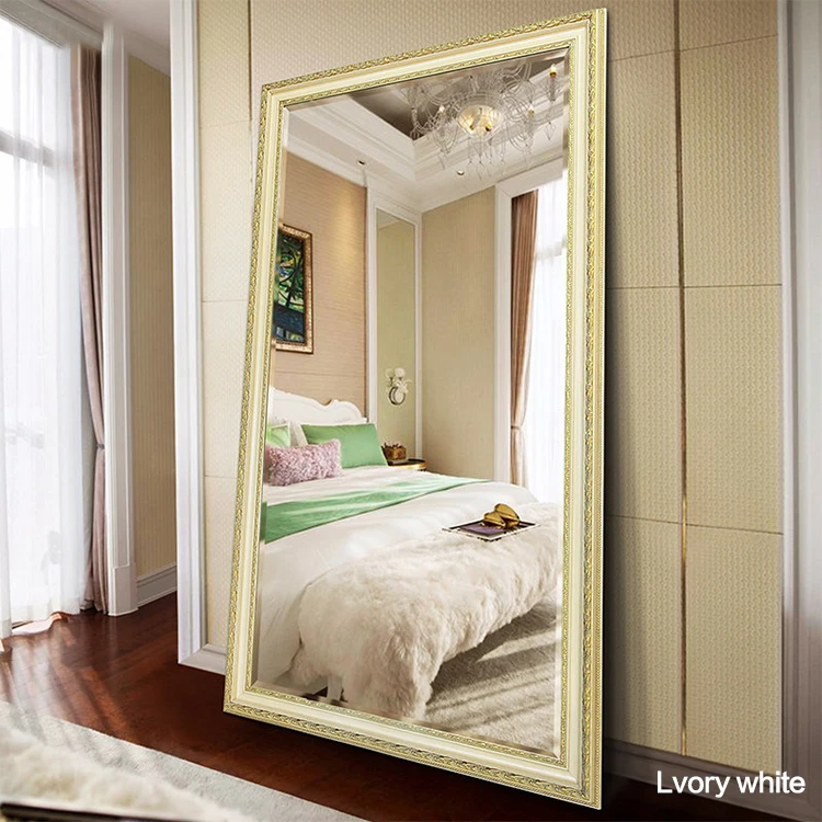 Wall Mounted Full Length Dressing Room Mirror Floor Mirror With Stand