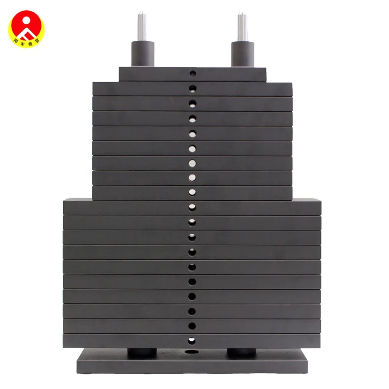 steel weight stack plastic bushing