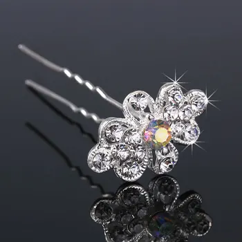 Photographic Studio Bride Hair Jewelry Rhinestone Bobby Pin