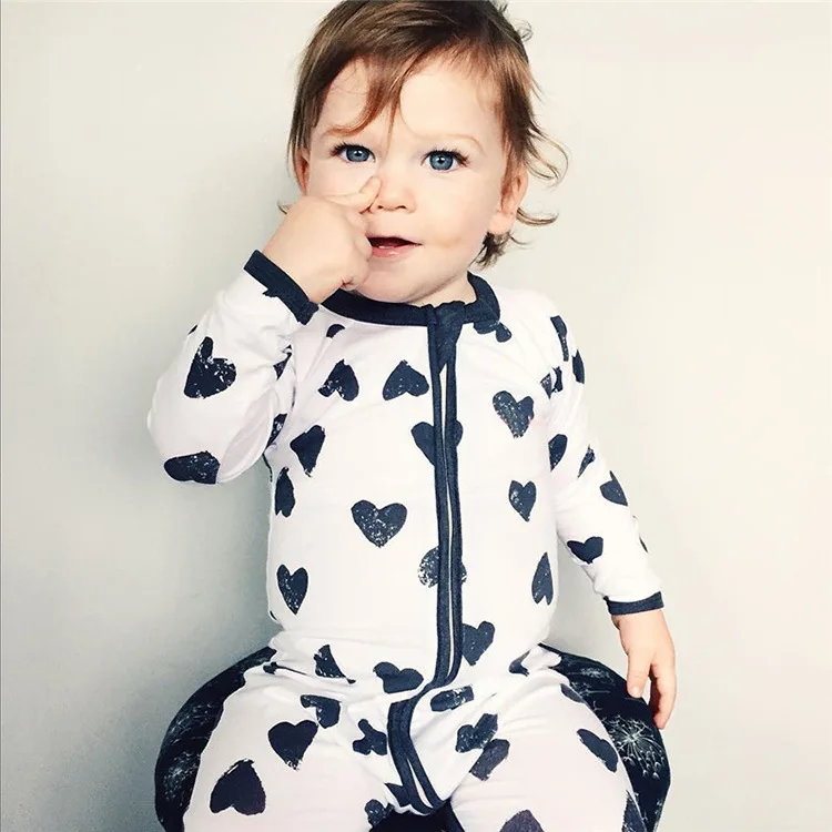 

S12971A Kids Wear New Born Pure Cotton Warm Clothes Baby Romper