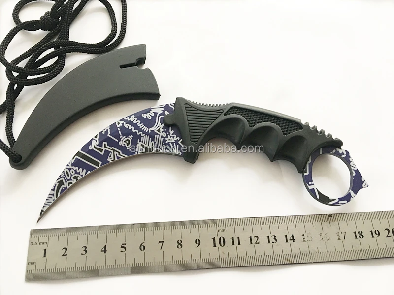 3cr13mov Karambit einhandmesser navaja cuchillo Mango cuchillo de trabajo