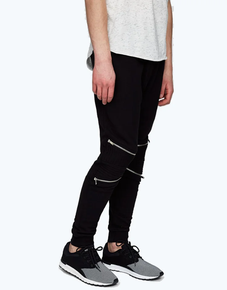 joggers with zipper