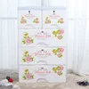 fashion plastic drawer 4-tier with two lock