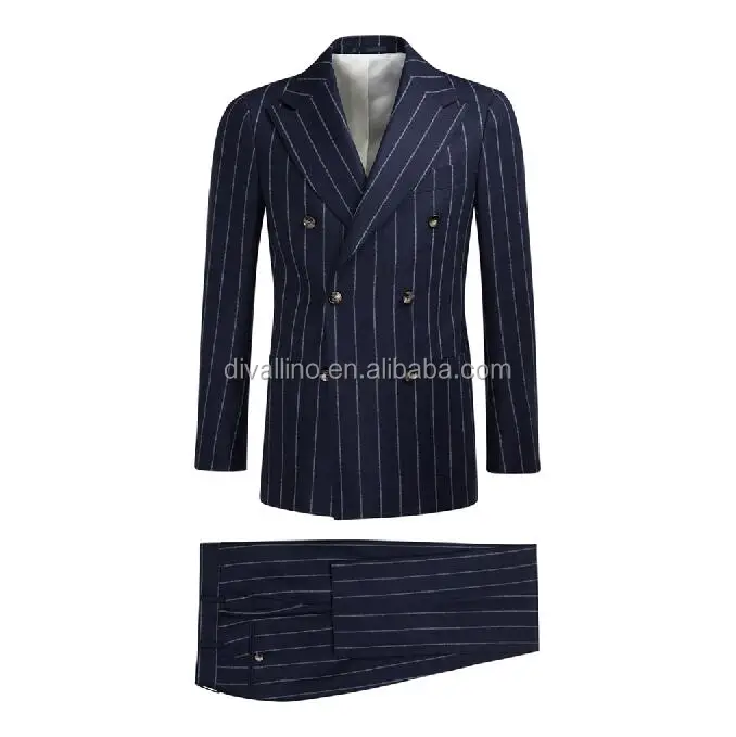 
2019 Direct Manufacturer of Double Breasted Strips Blazer with Factory Wholesale Prices 