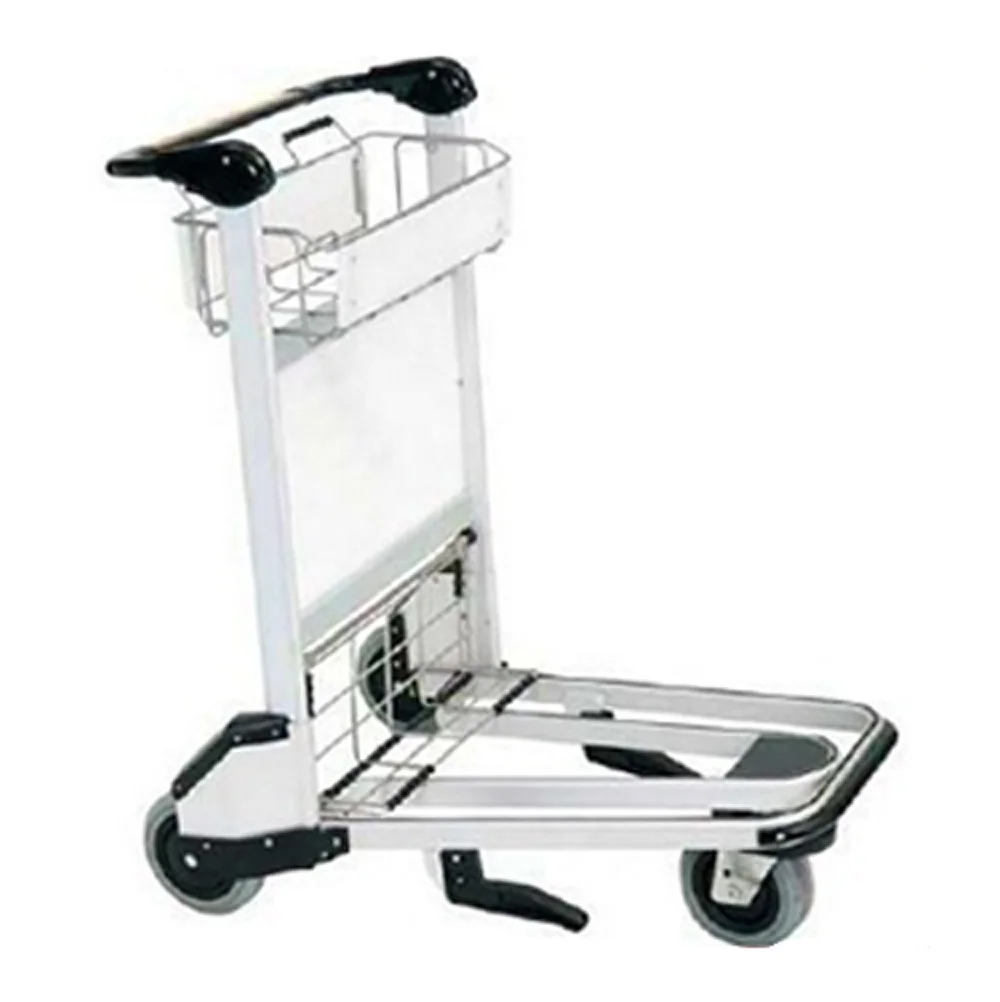 Stainless Steel Airport Nested Luggage Hand Cart - Buy Airport Trolley ...
