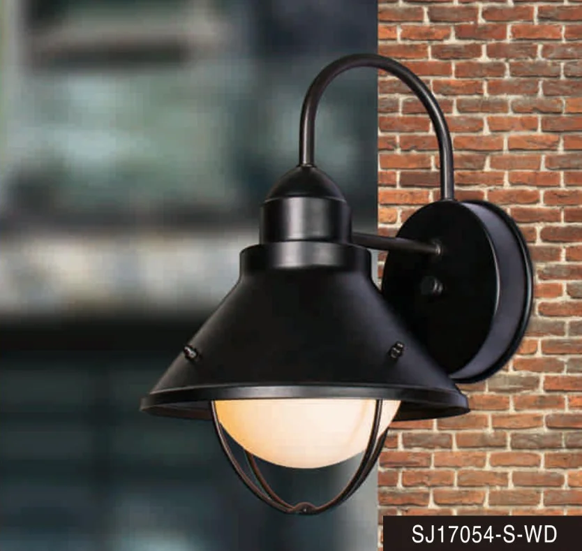 Waterproof IP44 wall decoration outdoor industrial vintage wall lamp glass