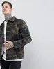 2018 wholesale custom camo print point collar worker jacket for men