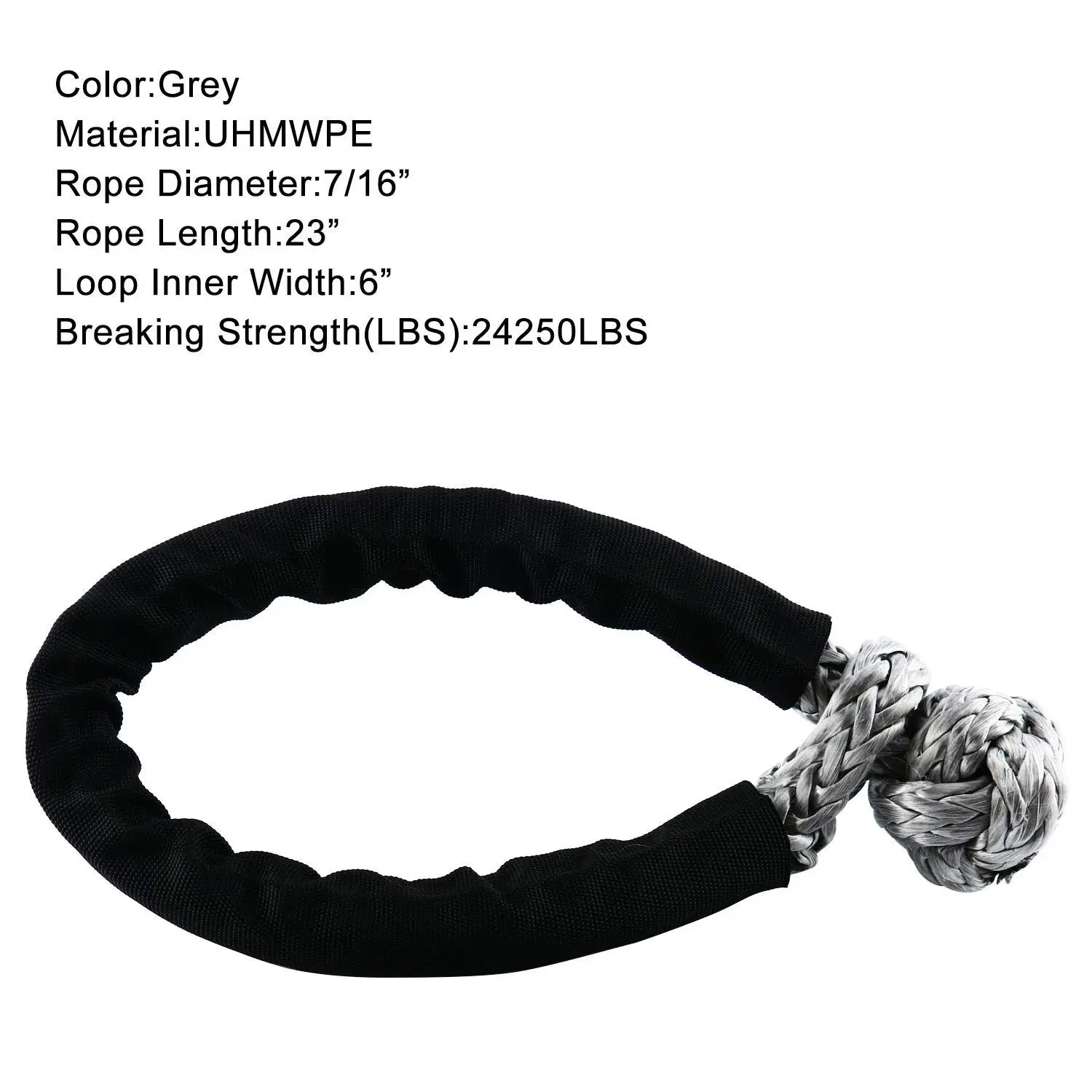 12 Strands Uhmwpe Synthetic Loop Knot Soft Shackle Rope Buy 12