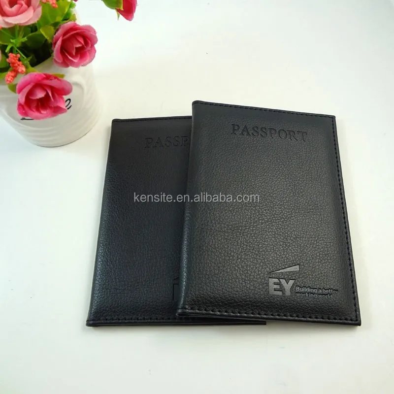 Personalized Deboss Logo Faux Leather Passport Holder India Buy Passport Holder India,Faux