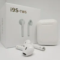 

wholesale high quality BT 5.0 wireless earphone i9s tws headphone Customize LOGO stereo wireless earbuds with charging case box