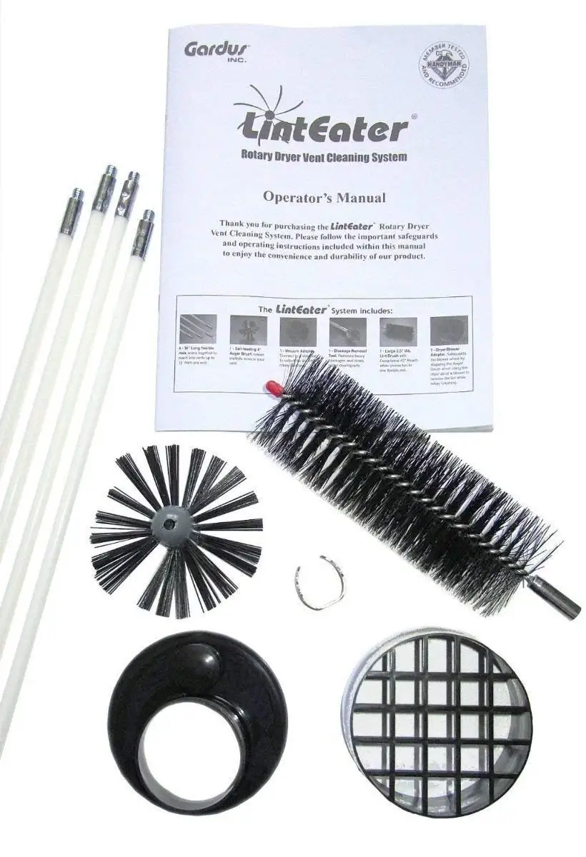 Gardus RLE202 LintEater 10-Piece Rotary Dryer Vent Cleaning System (3)