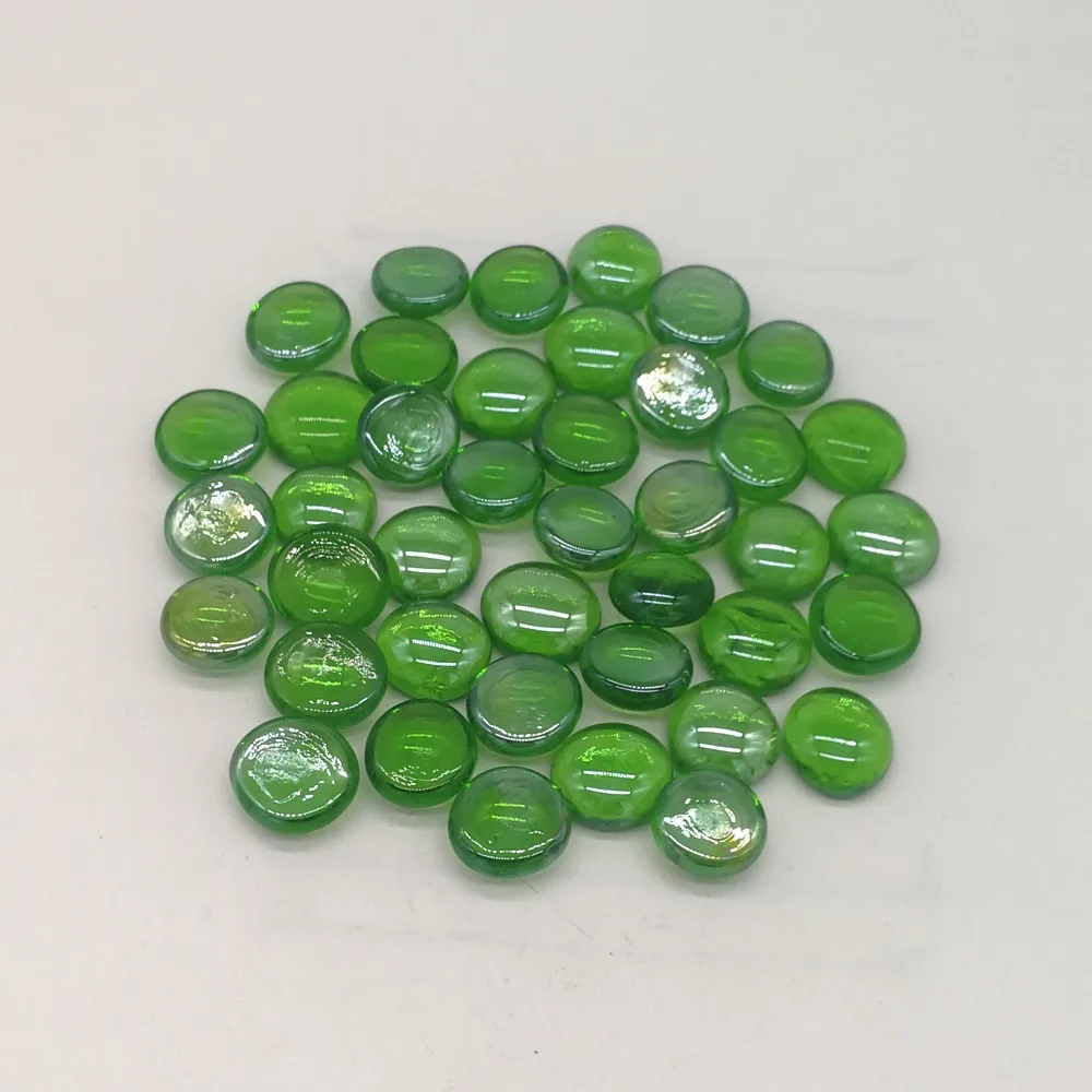 1719mm Wholesale Colorful Flat Glass Marbles For Fire Pit Buy 17