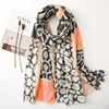 Wholesale Polyester Animal Leopard Printed Scarf Fashion Women Dress Scarf