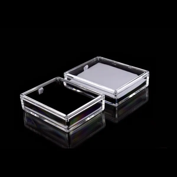 Mini Clear Acrylic Jewelry Box For Rings Earrings Necklace