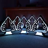 Newest material high quality ace of spades presenter with LED