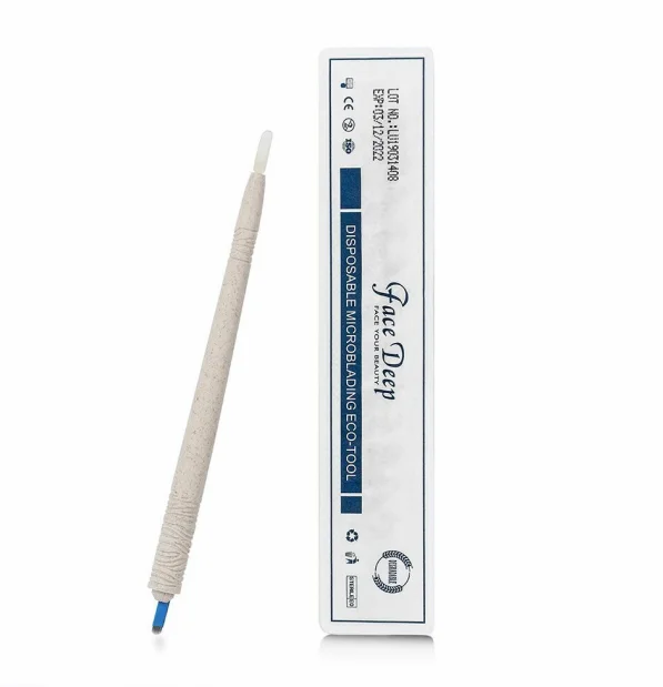 

FACE DEEP Private Label Microblading Tattoo Pen Disposable Eco-holder For Eyebrow Tattoo Pen Supplier, White