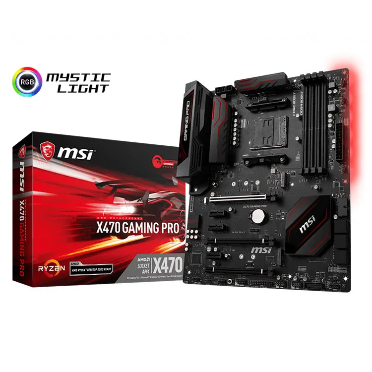 

MSI AMD X470 GAMING PRO 64GB DDR4 AM4 ATX Desktop Computer Game Motherboard