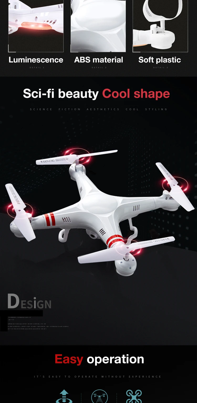 K300 4 Channel 2.4ghz Drone With Altimeter + Hd Camera Rc Drone Buy 2