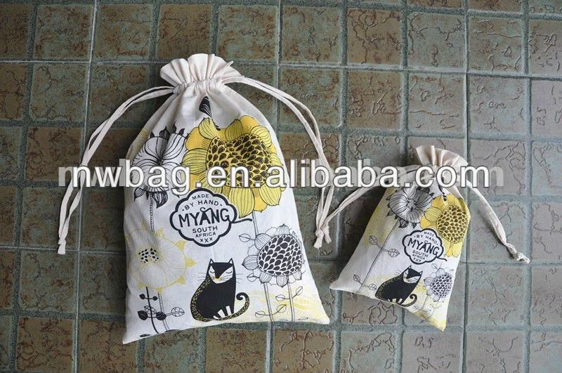 
ECO Cotton Christmas Loot Bags,mini cotton drawstring bag,cotton linen drawstring bag 