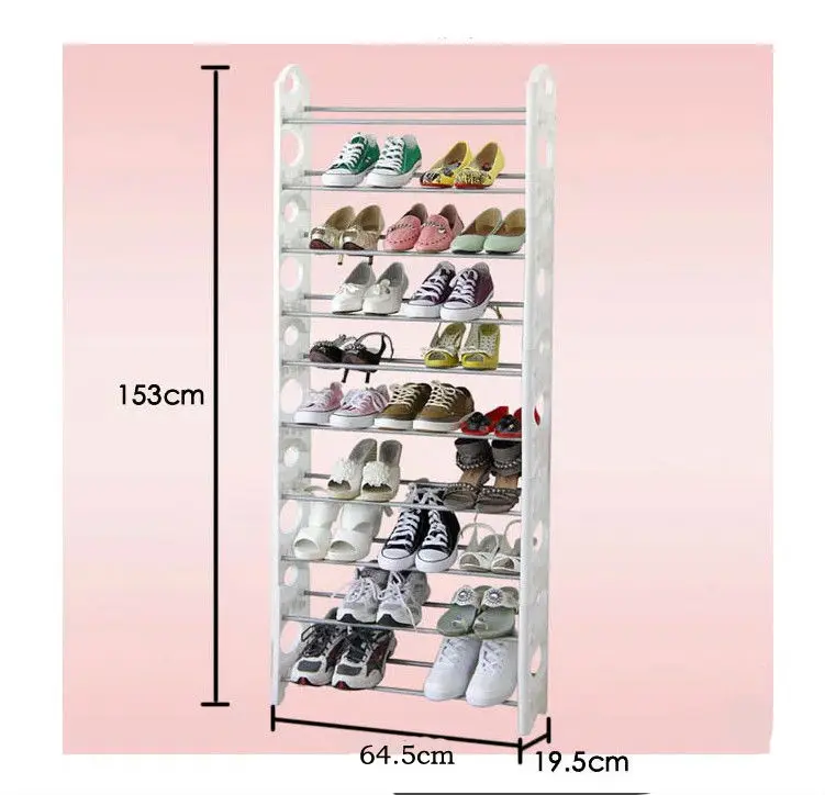 New 30 Pair Free Standing White Shoe Rack Storage Organizer Closet Home Garage Buy Rak Sepatu Sepatu Rak Penyimpanan Organizer 30 Pasang Gratis Berdiri Putih Sepatu Rak Penyimpanan Organizer Product On Alibaba Com