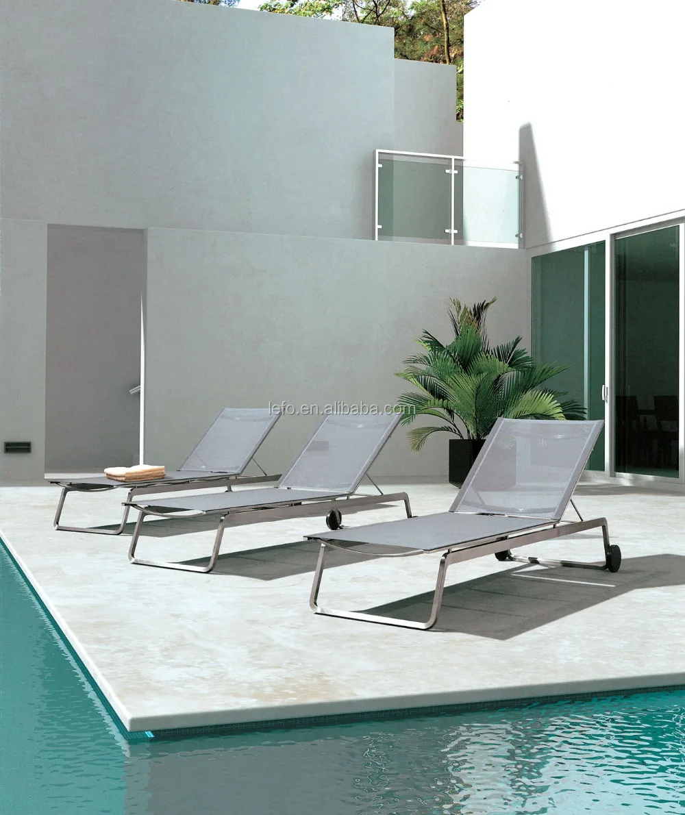High Quality 304 316 Stainless Steel Outdoor Sun Loungers - Buy Sun