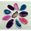 30-80mm different colors of previous gemstone agate slice pendant