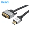High end design dvi to hdmi cable with alu head for computer